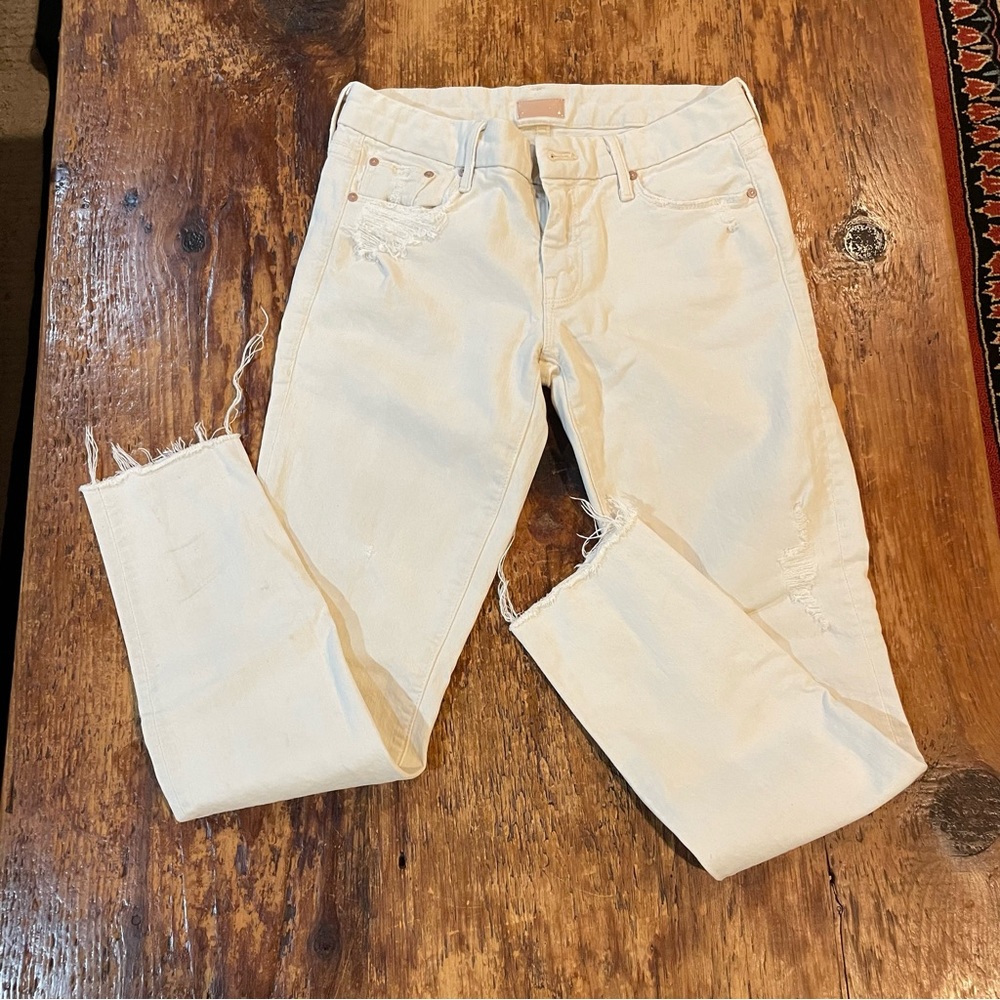 Mother Jeans Size 27 Cream #119